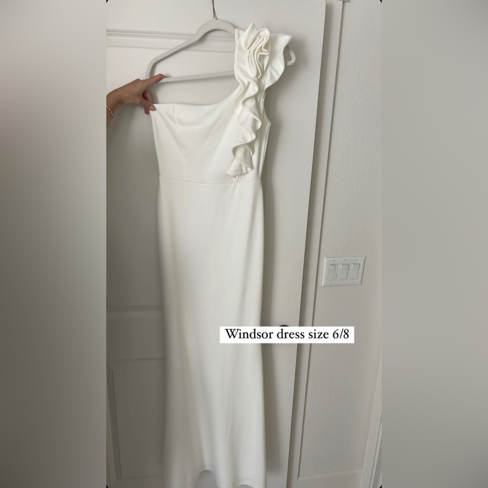 Windsor worn once white maxi dress